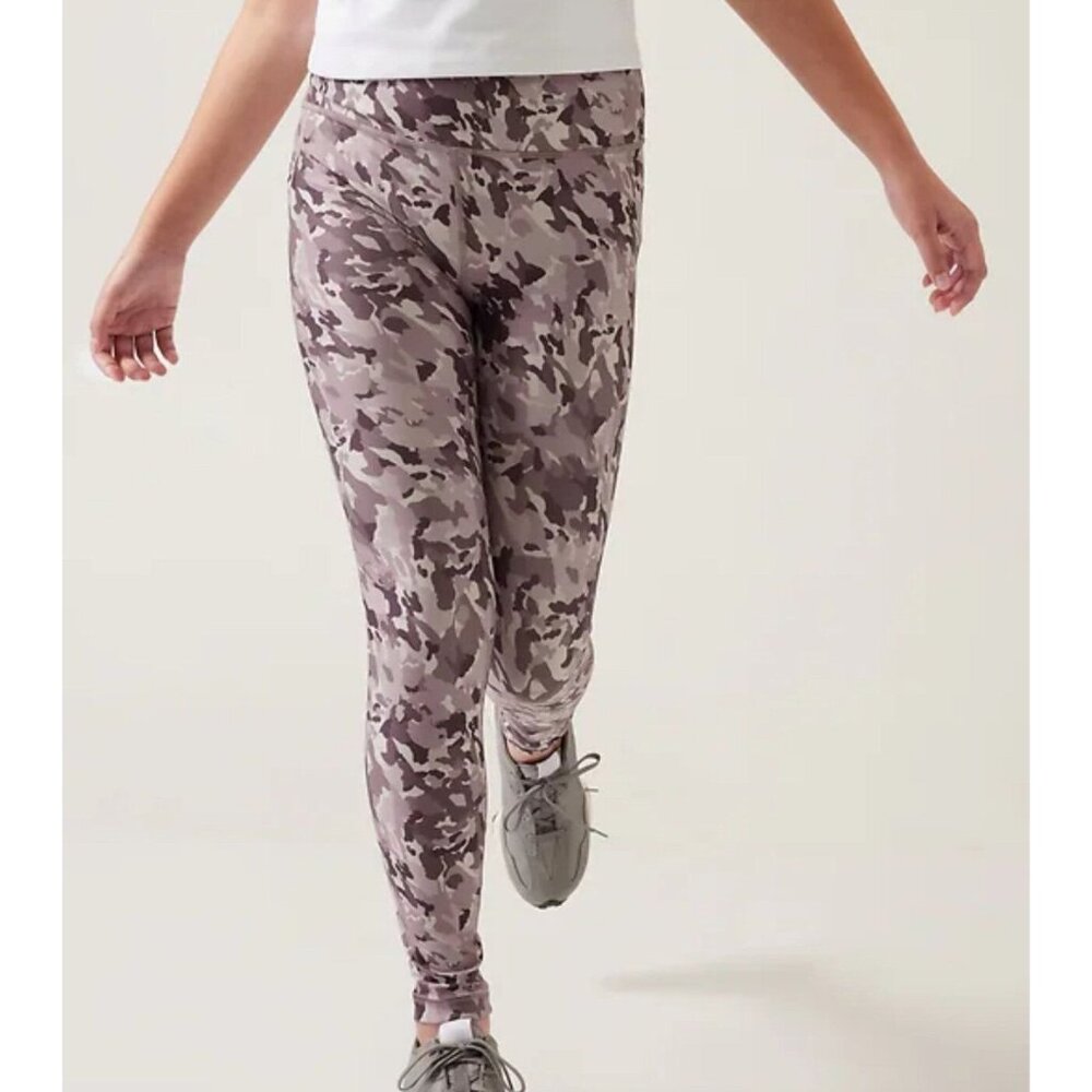 NWT Athleta Girl High Rise Printed Chit Chat Tight Size 12 kids